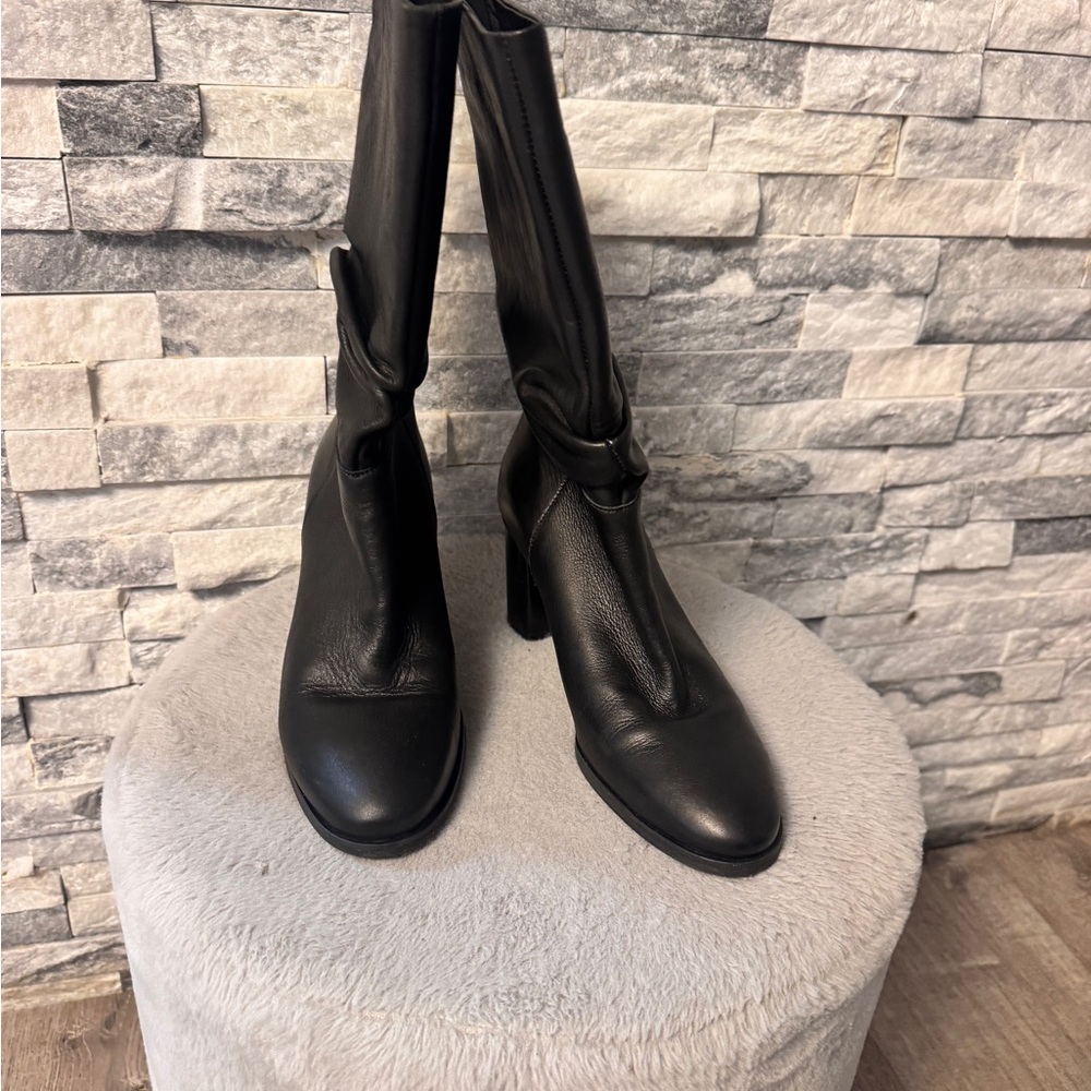 Andre Assous Black Heeled Boots